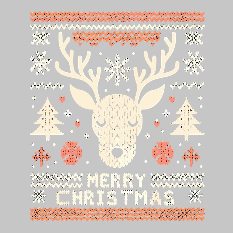 Pull de Noël moche renne