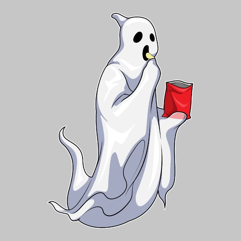 Ghost Halloween Potato Chips