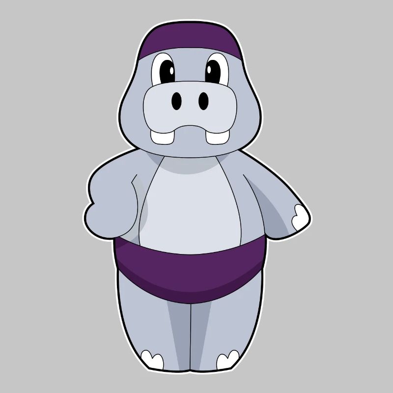 Hippopotamus Bonnet de bain