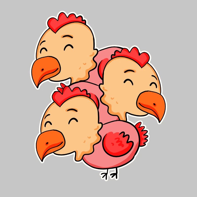 Cute Chickens - Chicken Motif