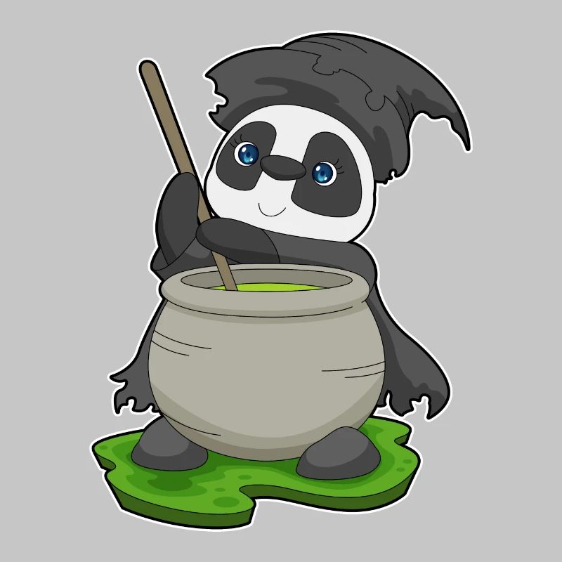 Potion de sorcière panda