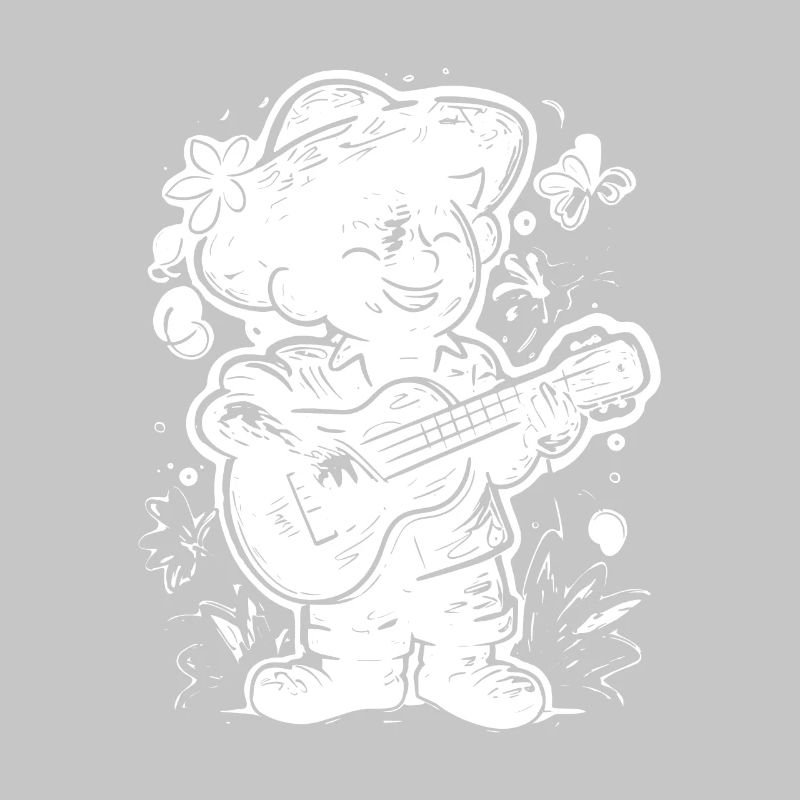 Ukulele Player Graphics