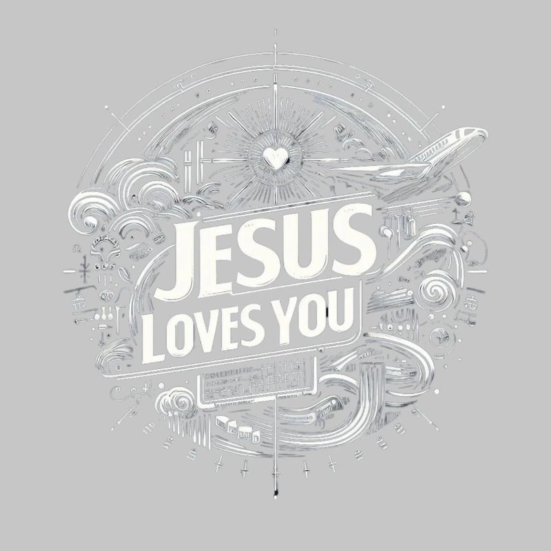Jésus t’aime – Conception de cercles