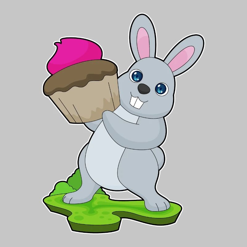 Cupcake lapin