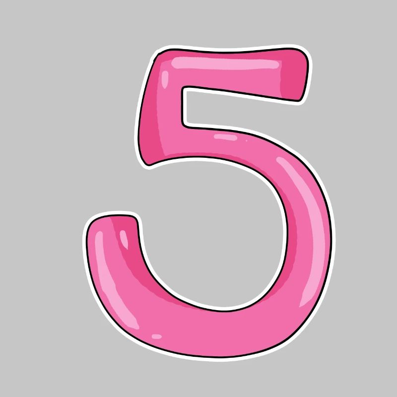 Cinq chiffres numéro 5