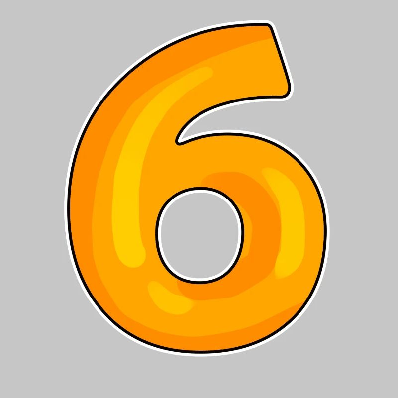 Six Number 6 Number