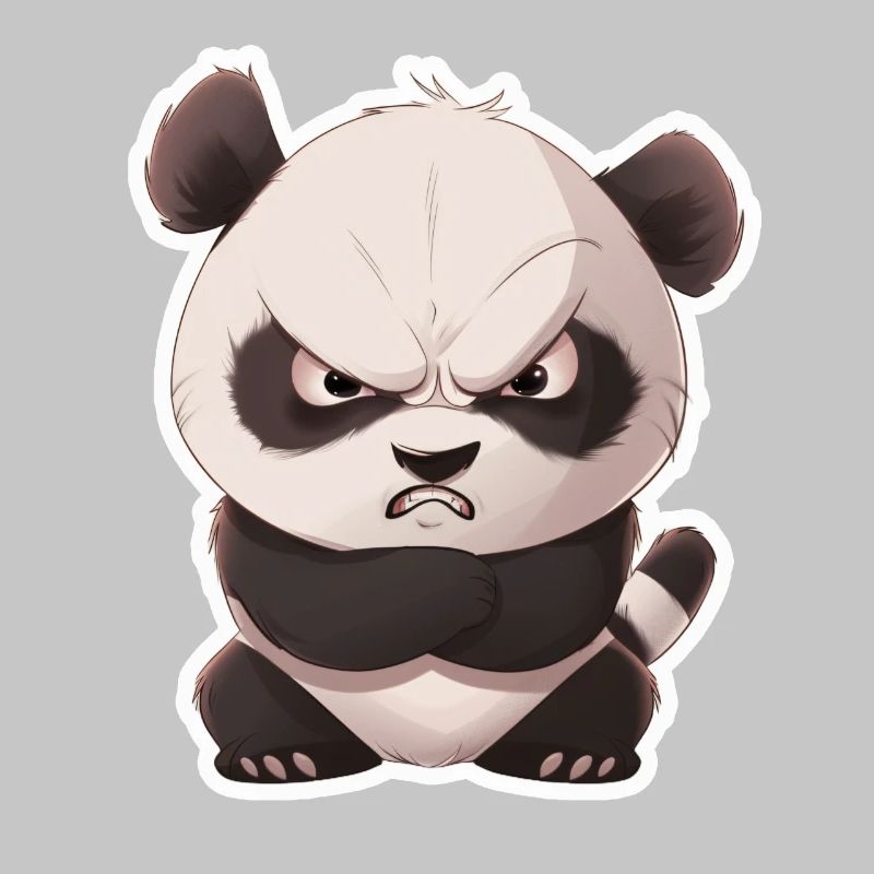 Mignon bébé panda panda cassé