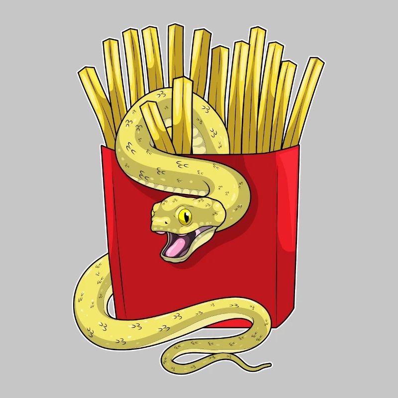 Frites serpent