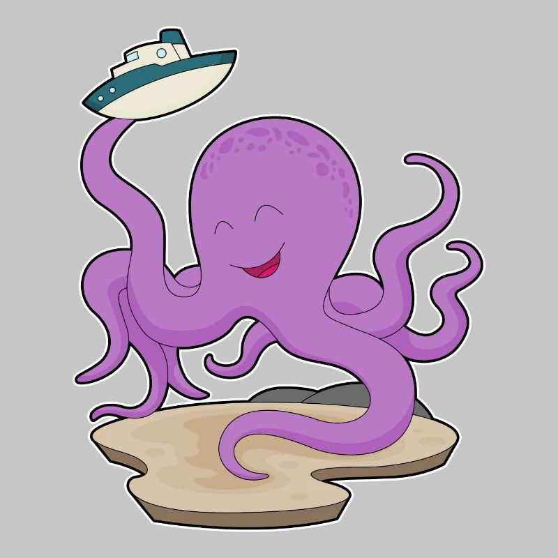 Bateau jouet Octopus