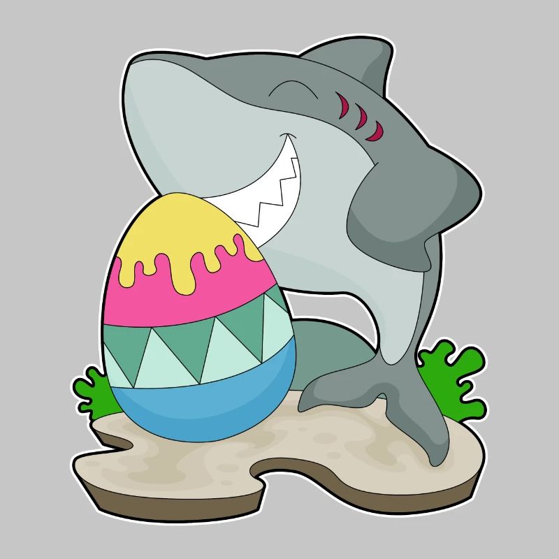 Oeuf de Pâques requin