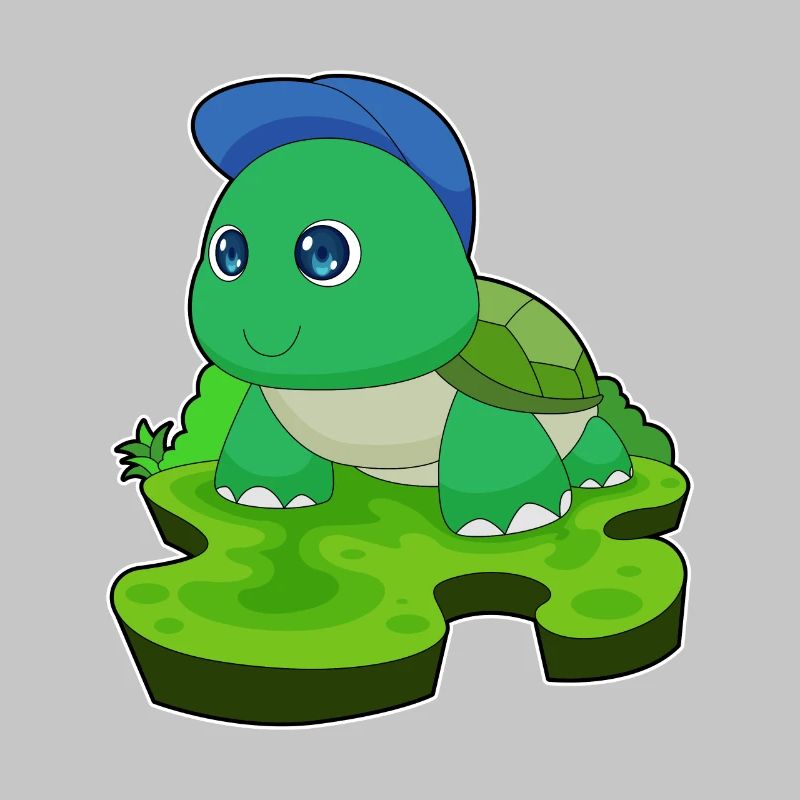 Tortue étudiant Cap école