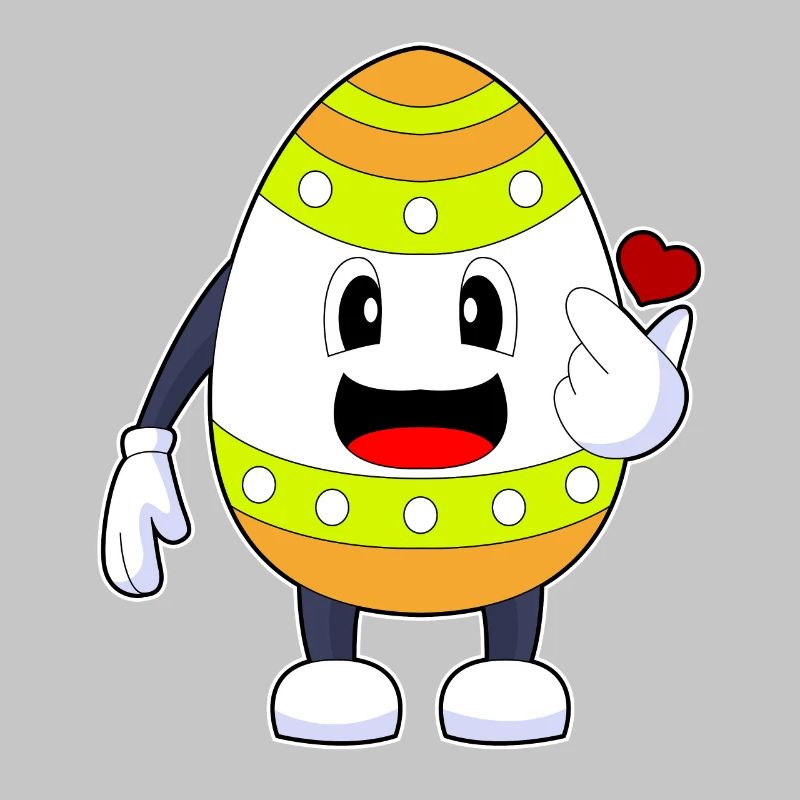Oeuf de Pâques lapin