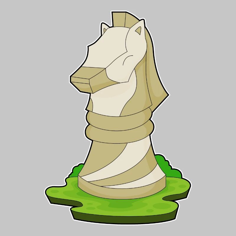 Pièce d’échecs Knight Chess