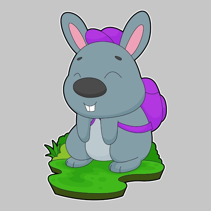 Bunny Student Backpack School