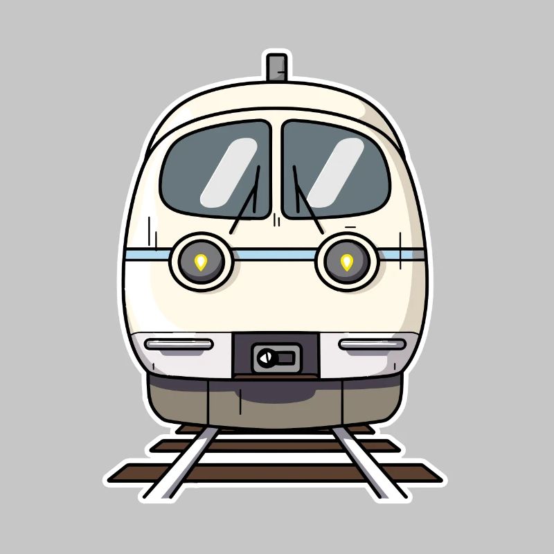 Train Style de dessin animé