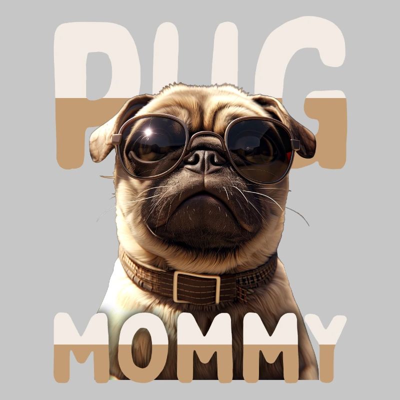 Pug Mommy Mops Mama Muttertag Pug Mom Süßer Mops