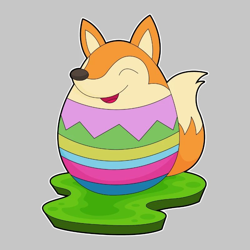 Fox Easter Easter Egg