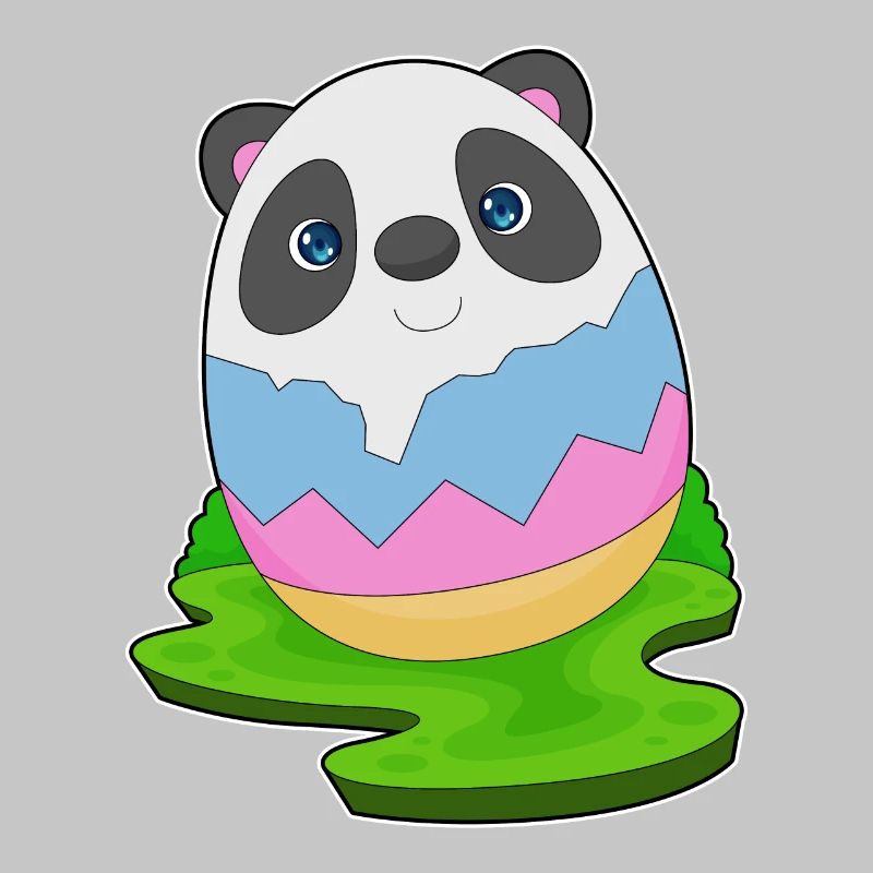 Panda Easter Easter Egg