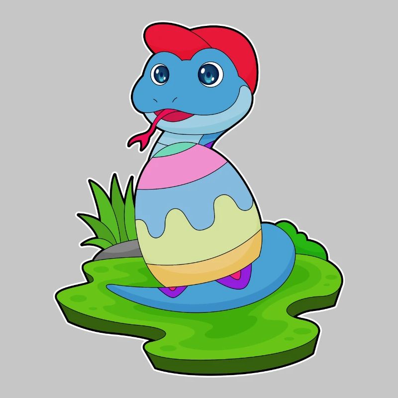 Snake Easter Easter Egg