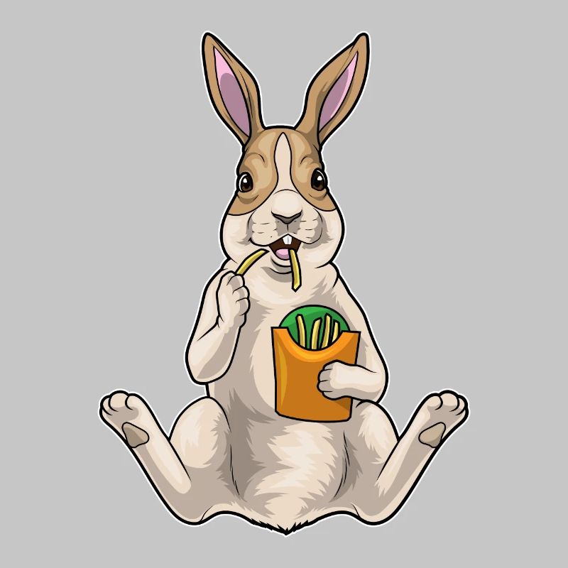 Frites lapin