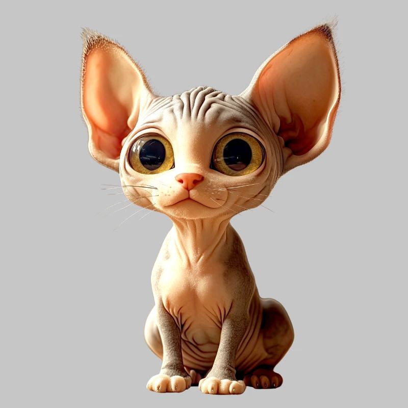 Chat Sphynx Chat Sphynx Chat Canadien Mignon Sphinx