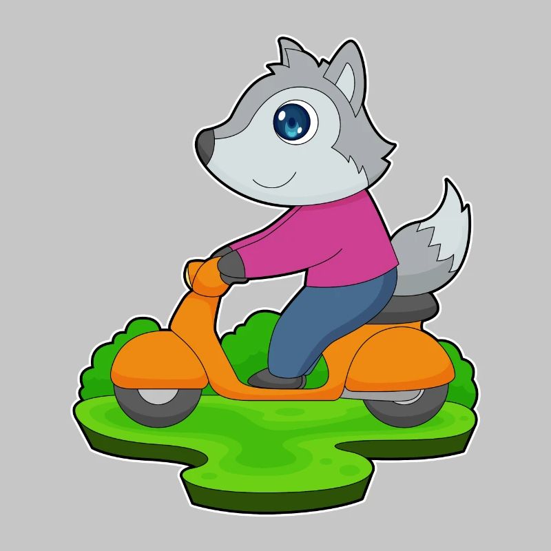 Trottinette Wolf