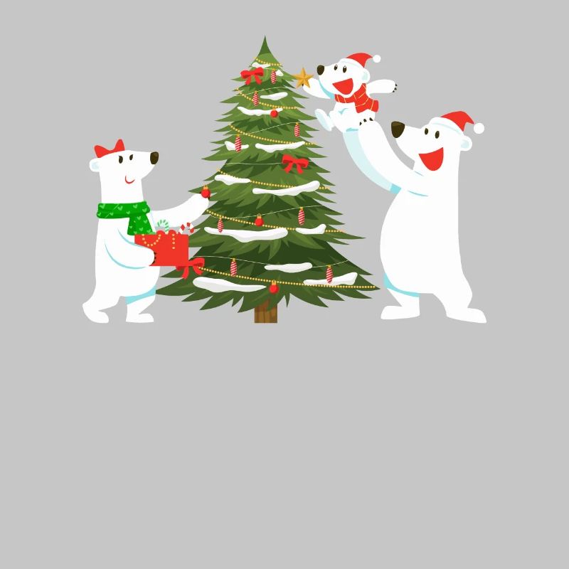 Eisbär Weihnachten