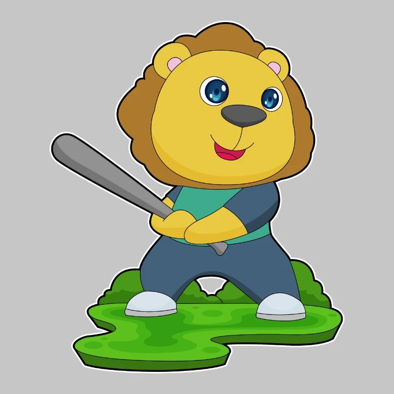 Löwe Baseball Baseballschläger