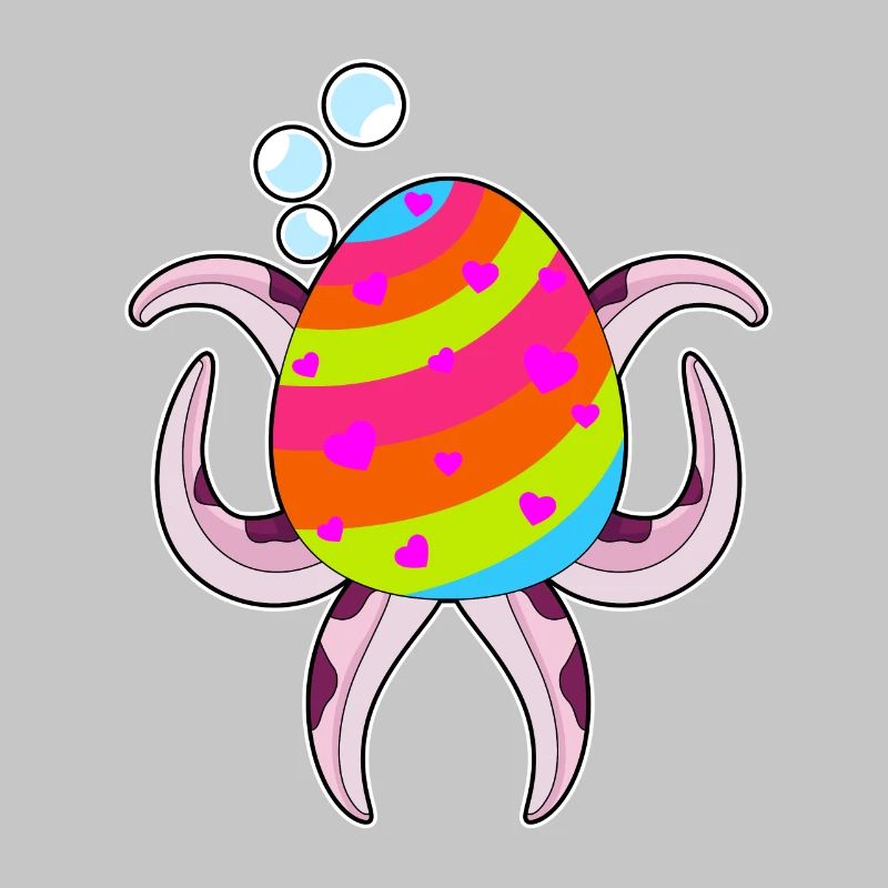 Oeuf de Pâques Octopus