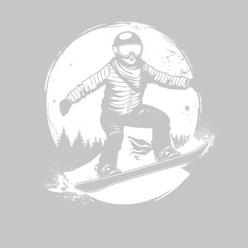 Dessin de snowboarder