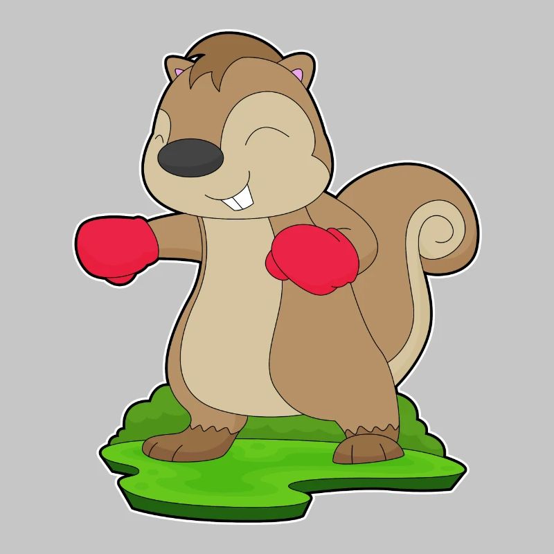 Squirrel Boxer Gants de boxe Boxe