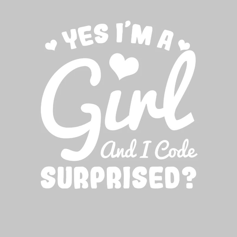 , je suis une fille et je code surpris
