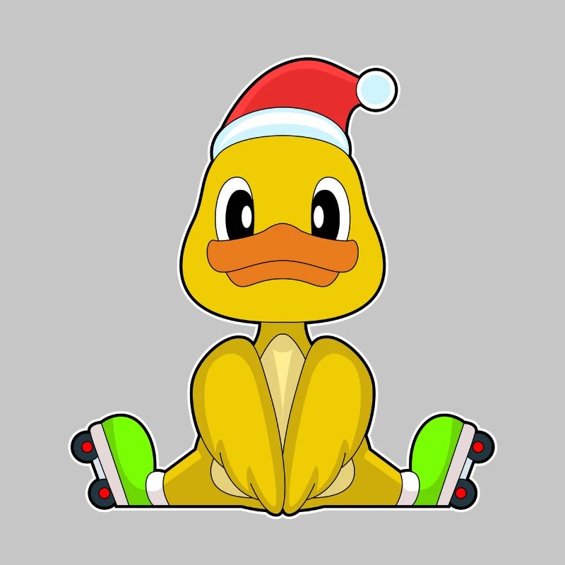 Canard Noël Patins à roues alignées