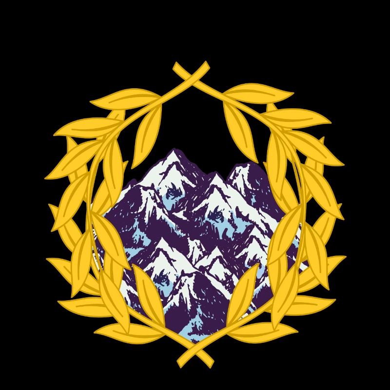 Austria Mountaineering Mountain Mountaineer Laurel Wreath