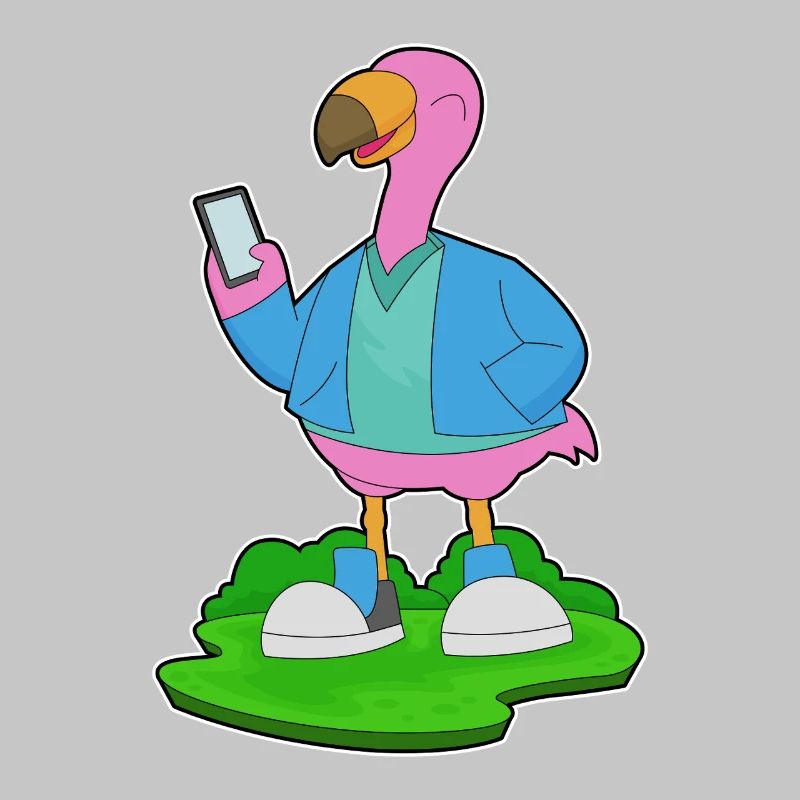 Flamingo Mobile Phone