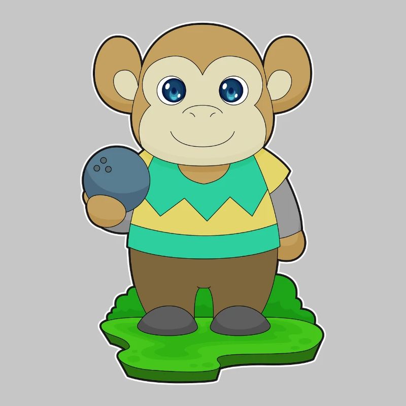 Monkey Bowling Boule de bowling