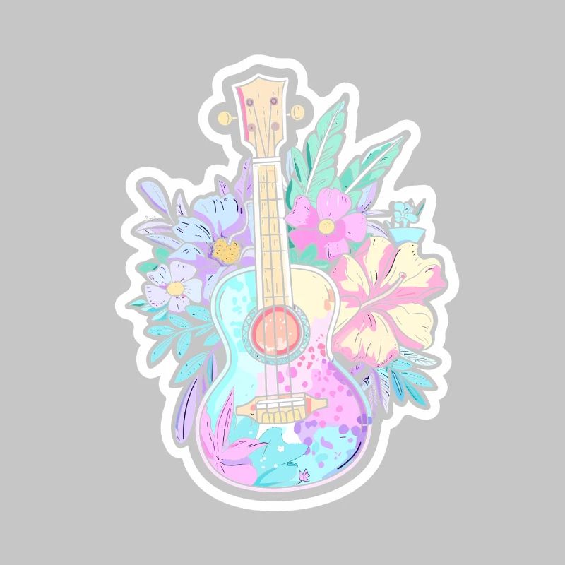 Ukulele Comic-Stil