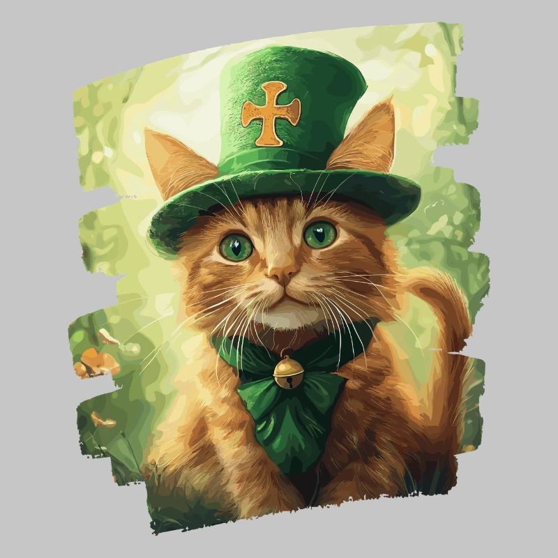 St Patrick's Day Cat