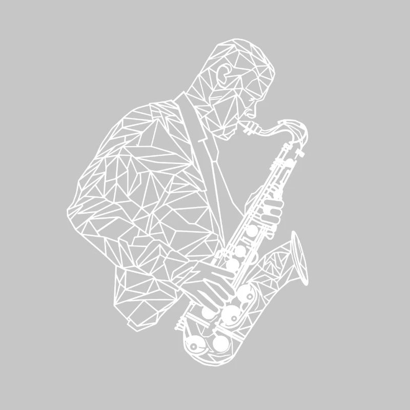 Saxophonist Drawing