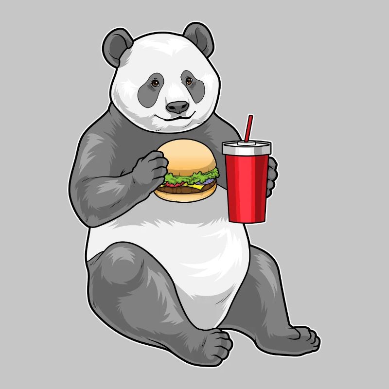 Panda Cheeseburger