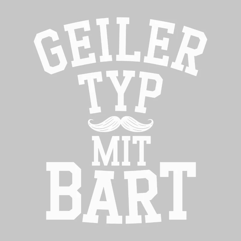 Geiler Typ Mit Bart Bartträger Barbier Vollbart