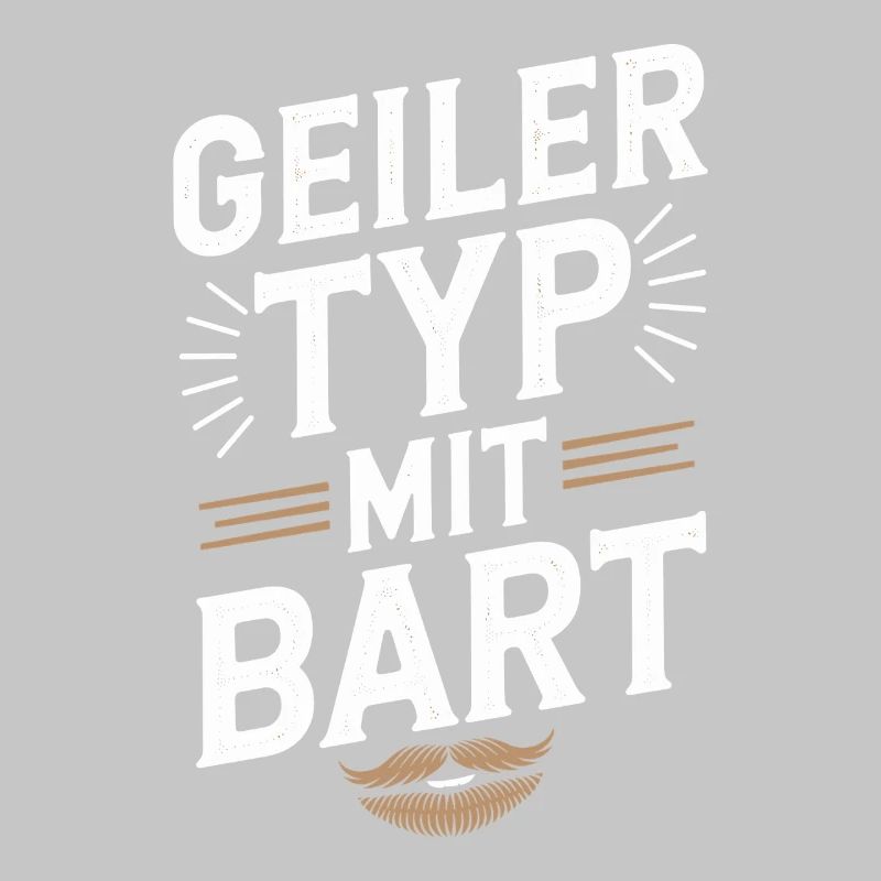 Geiler Typ Mit Bart Bartträger Barbier Vollbart