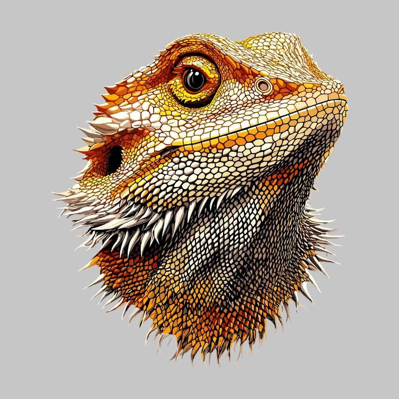 Bartagame Echse Bearded Dragon Süße Bartagamen