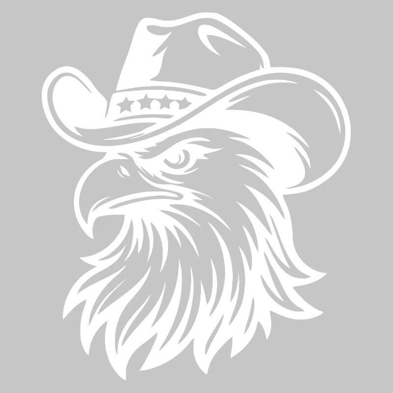 Patriotic Bald Eagle Illustration