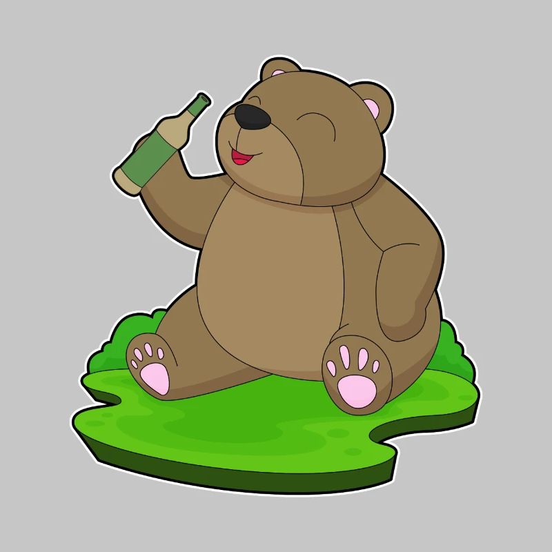 Bear bouteille de bière