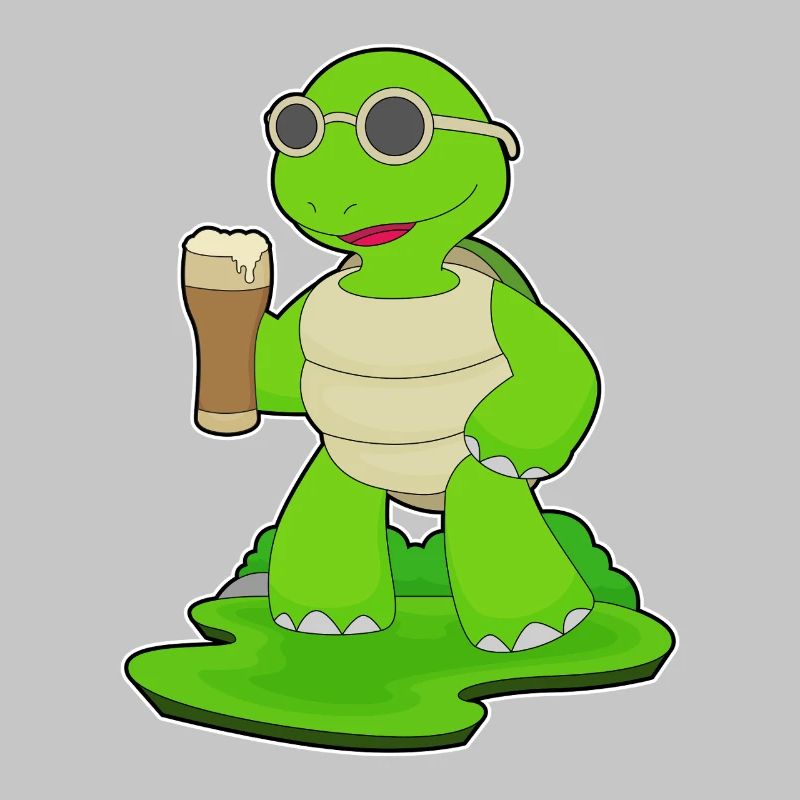 Turtle Chope de bière Bière