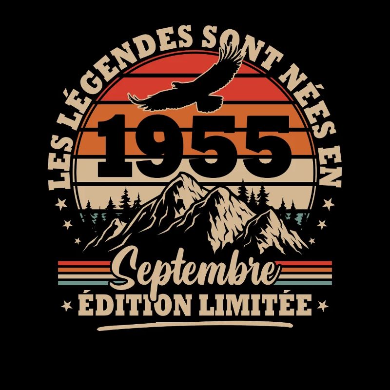 Vintage Geburtstagsgeschenk Geboren im September 1955