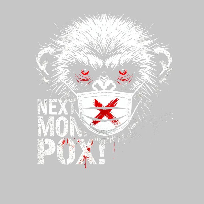 Protest Monkey Face Mask Artwork