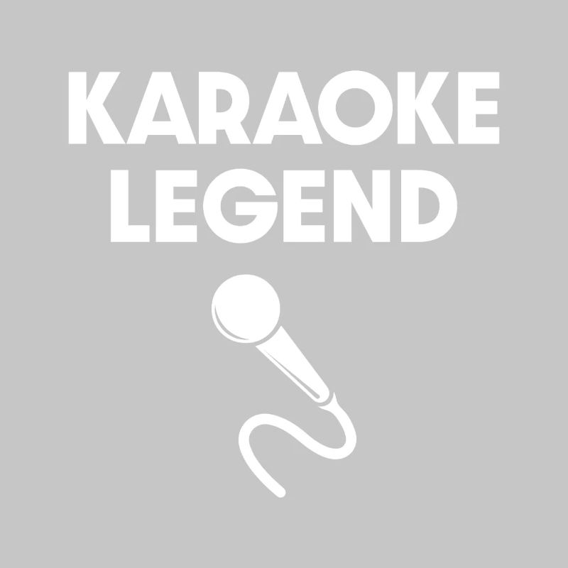 Conception de microphone de légende du karaoké