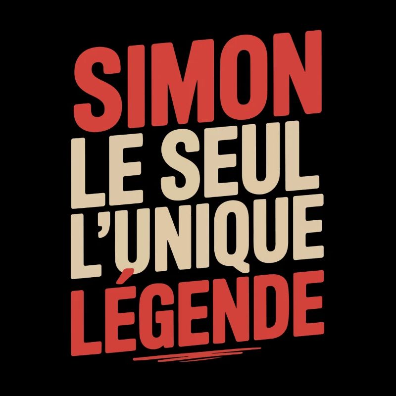 Simon, das einzige einzigartige Legenden-Mann-Geschenk